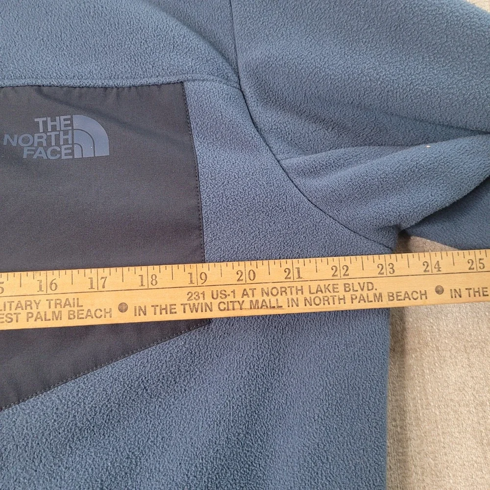 North Face Campshire Mens L Full Zip Fleece Jacket Blue Sherpa Lined NF0A33QW